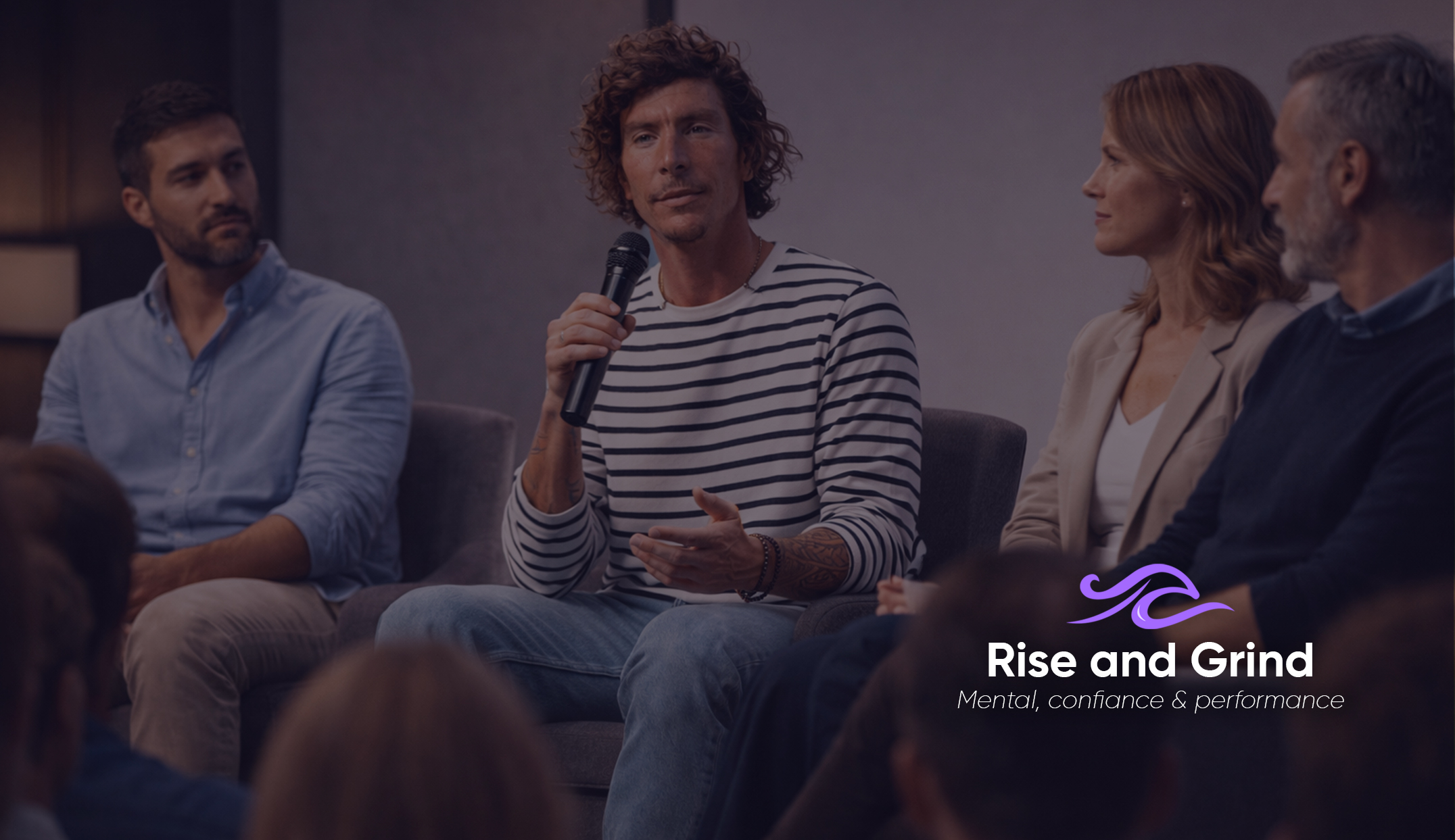 Rise and grind coaching conference Max Cherarak, Leon Marchand, preparation mentale