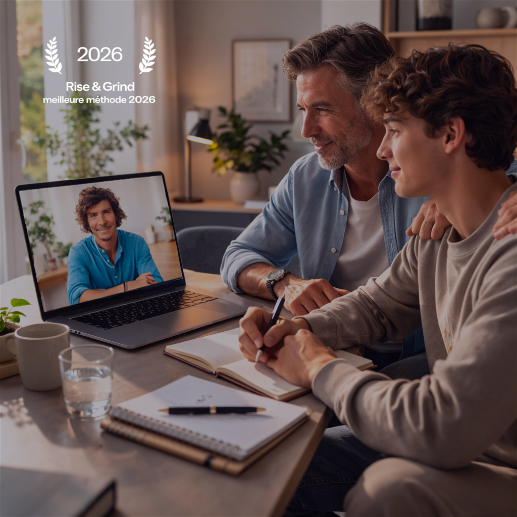 Rise and grind coaching en ligne, maxime Cherarak, preparation mentale, Leon Marchand